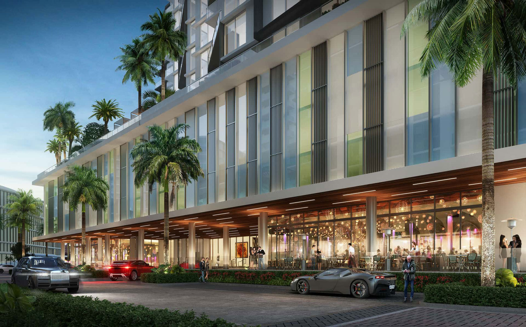 Avra at Metropolitan Naples retail and dining promenade