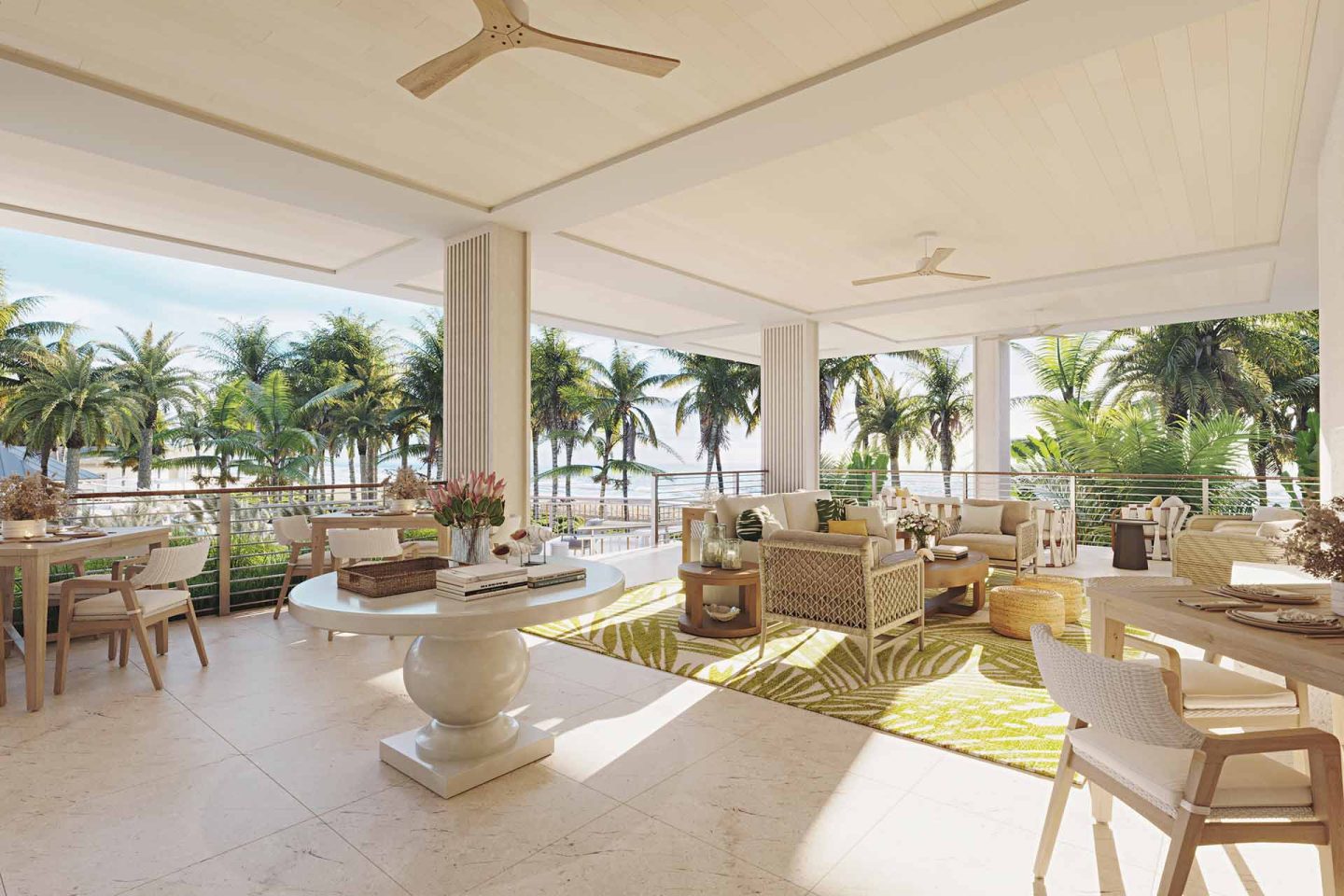 Naples Beach Club Four Seasons lanai with Gulf views